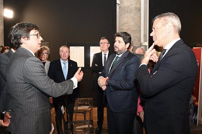 El presidente de la Región, Fernando López Miras, en el Foro de La Verdad por el 45 aniversario de la Constitución