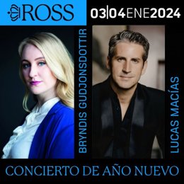 La ROSS estará dirigida en esta ocasión por el maestro onubense Lucas Macías, acompañado por la soprano islandesa Bryndís Gujónsdóttir.