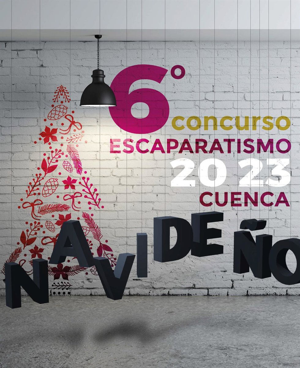 Cartel del concurso de escaparatismo de Cuenca 2023.