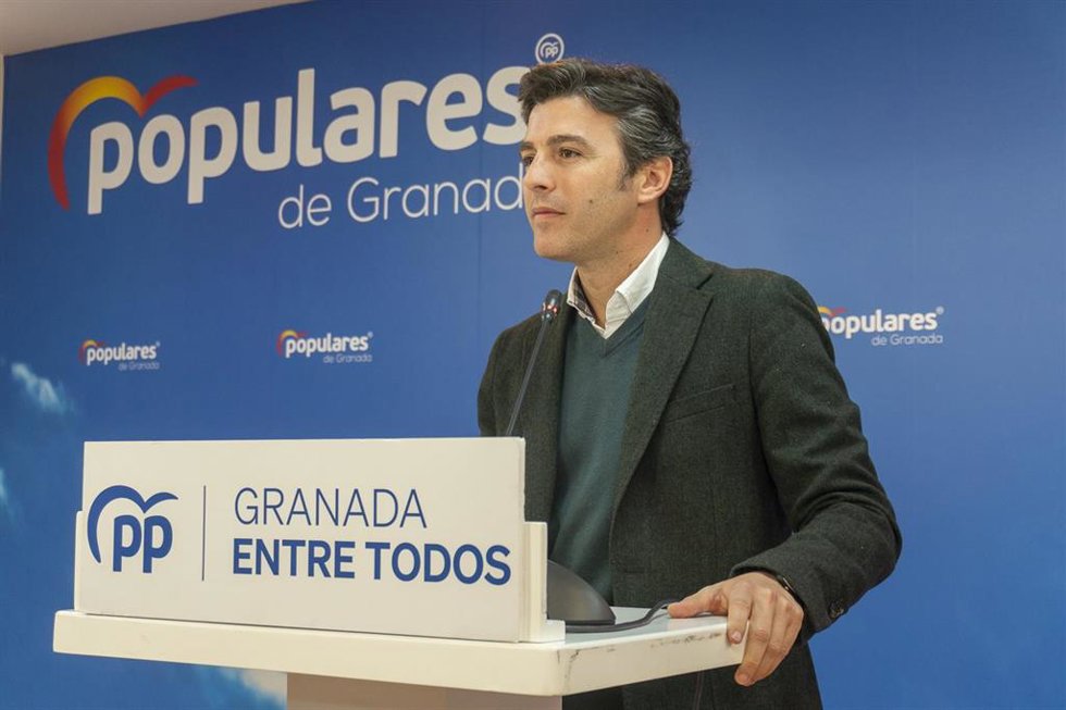 Archivo - El secretario general del Partido Popular de Granada, Jorge Saavedra.