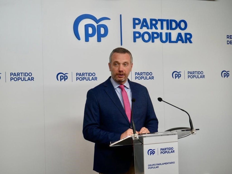 Archivo - El portavoz del PP en la Asamblea Regional, Joaquín Segado