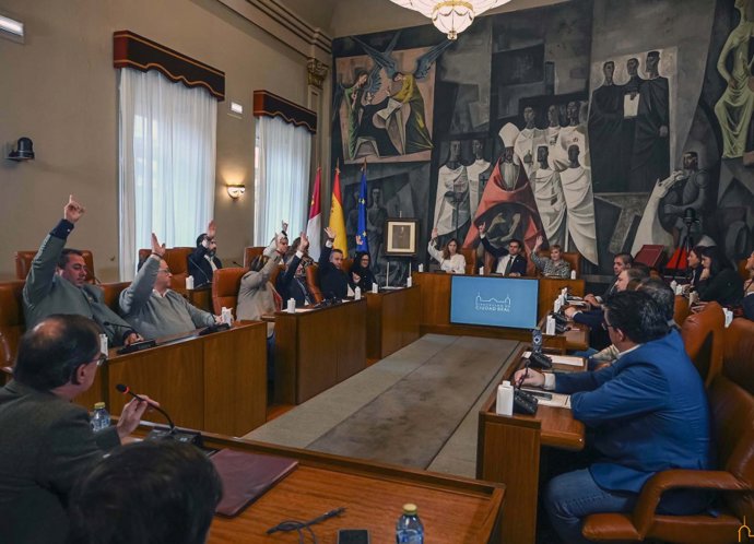 Pleno en la Diptuación de Ciudad Real.