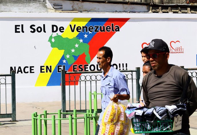 Mural que reivindica la sobirania veneçolana a l'Essequibo