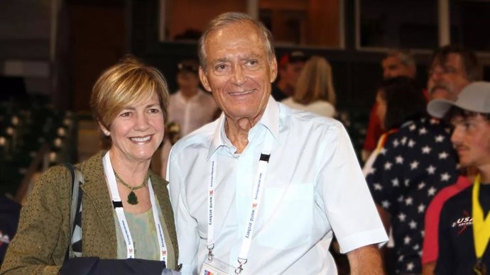 James Easton, durante un evento de World Archery.