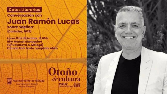 El periodista Juan Ramón Lucas cierra el ciclo Catas Literarias del programa municipal 'Un Otoño de Cultura'