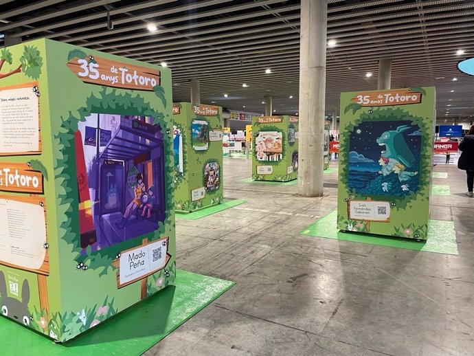 Exposición '35 anys de Totoro' en el 29 Manga Barcelona.