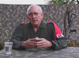 Archivo - El comandante de la guerrilla del ELN, Eliécer Chamorro Acosta, alias 'Antonio García'.