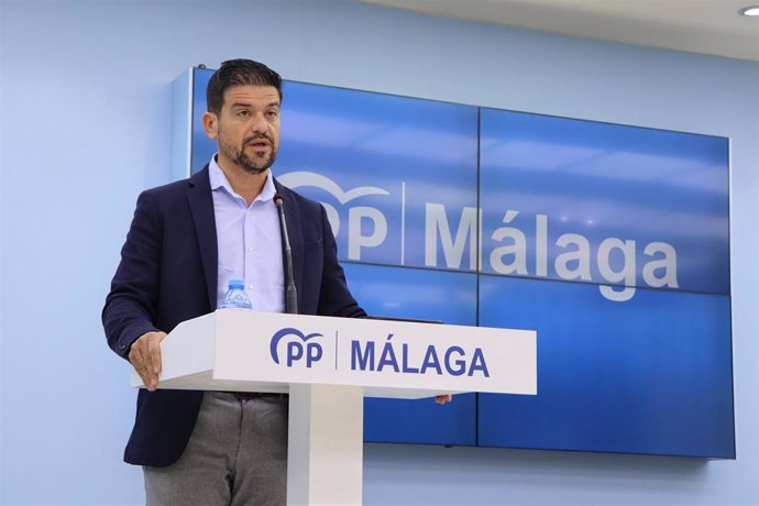 El coordinador general del PP de Málaga, Cristóbal Ortega.