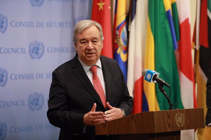 El secretario general de la ONU, António Guterres