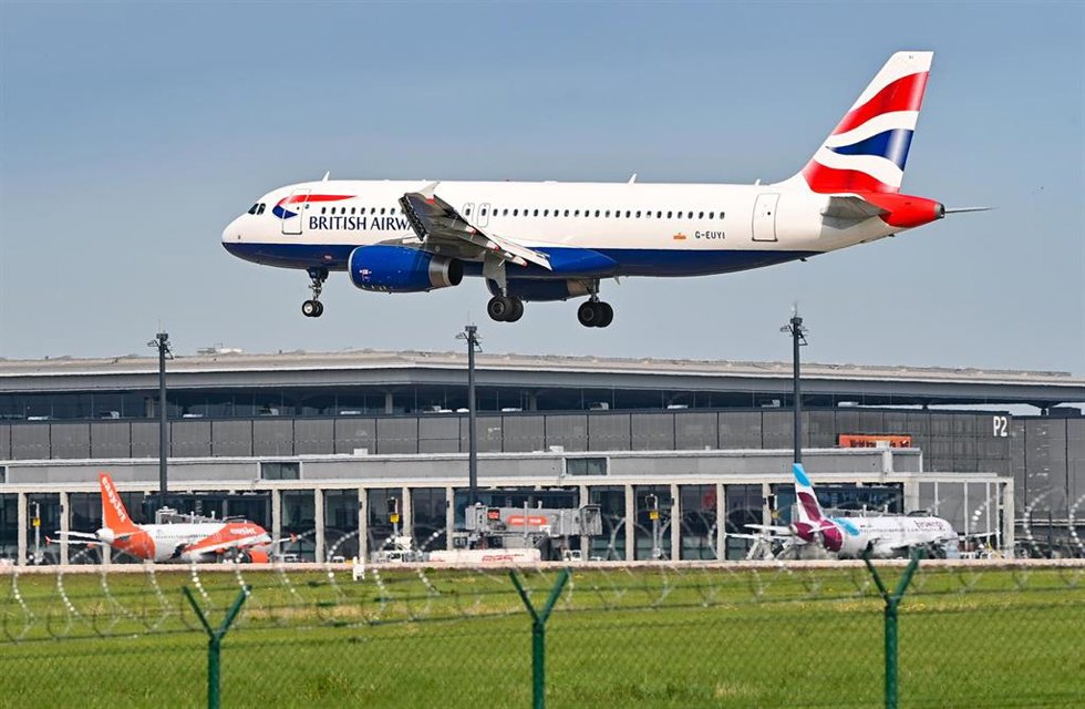 Archivo - Avión de British Airways