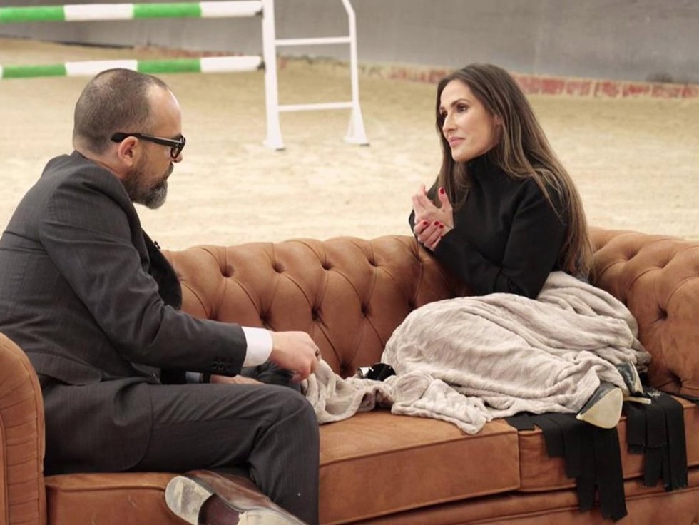 Malú y Risto Mejide durante 'Viajando con Chester'