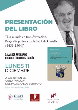 Presentación del nuevo libro sobre Isabel la Católica.