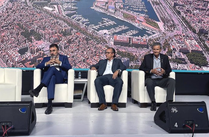 El president del Port de Barcelona, Lluís Salvadó, a Barranquilla (Colmbia)