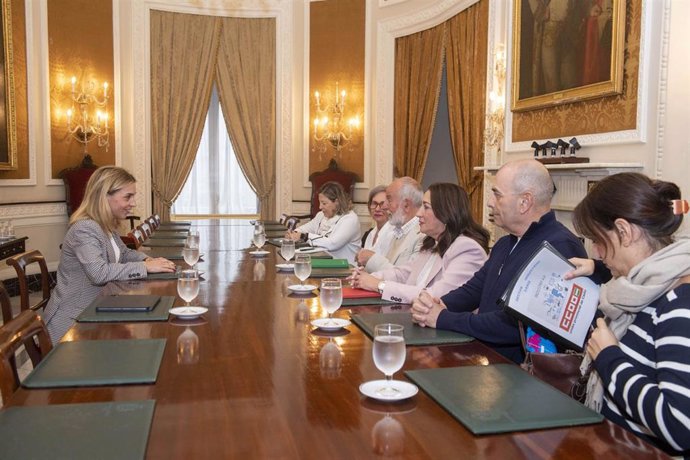 Diputación de Cádiz y sindicatos apuestan por reforzar el diálogo social para el desarrollo industrial de Cádiz