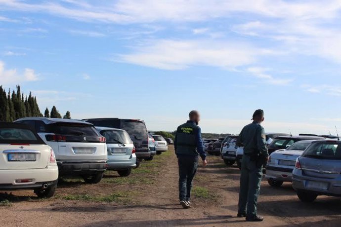 Inspección del Servicio de Protección a la Naturaleza en una finca en Palma