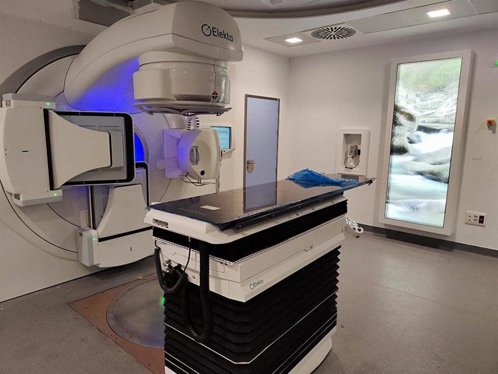 Nuevo acelerador lineal del Hospital Virgen del Puerto de Plasencia.