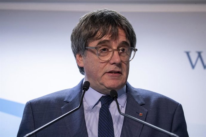 L'expresident de la Generalitat i eurodiputat de Junts, Carles Puigdemont