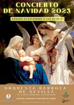 Cartel del concierto solidario de Navidad del Consejo de Hermandades.