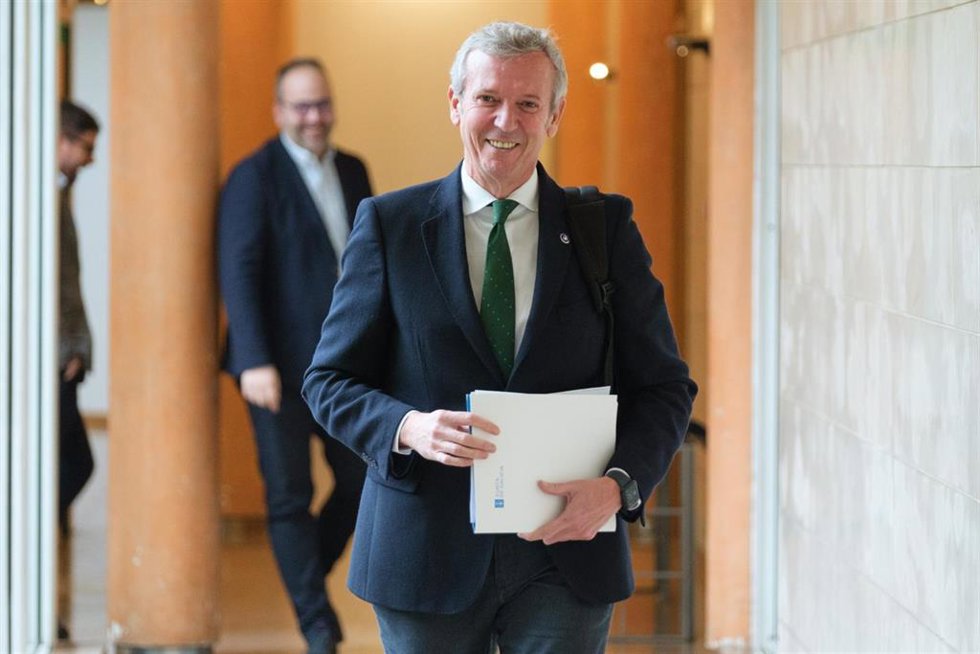 El presidente de la Xunta, Alfonso Rueda