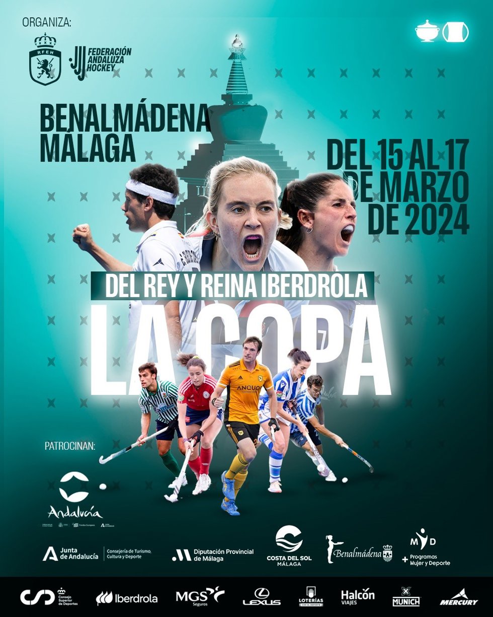 Cartel de la Copa del Rey y de la Reina de Hockey 2024.