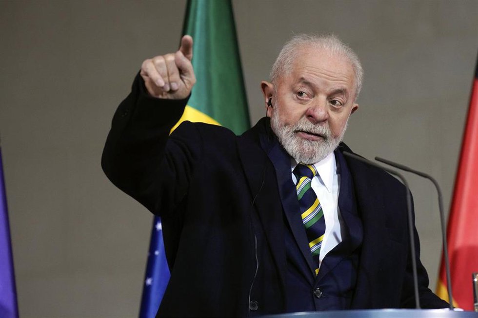 Luiz Inácio Lula da Silva, presidente de Brasil.