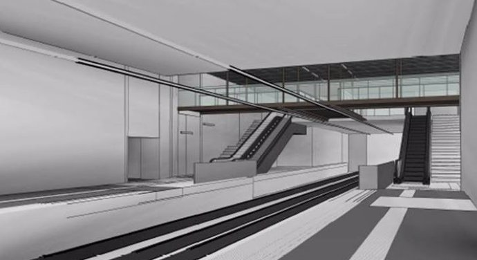 Las obras de la estación de la L4 Ciutadella-Vila Olímpica incluirán la instalación de tres ascensores