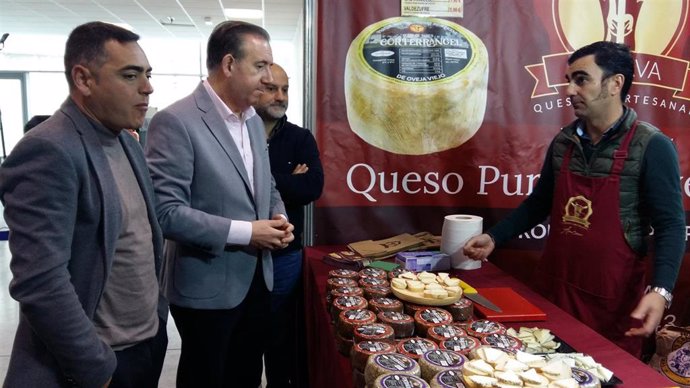 Inauguracíon  del XXI Mercado del Queso Artesano de Aracena (Huelva).