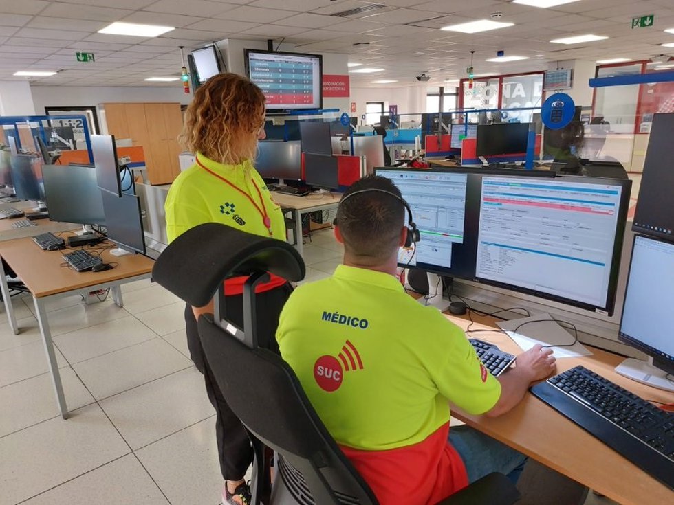 Archivo - Sala del 112 Canarias, SUC