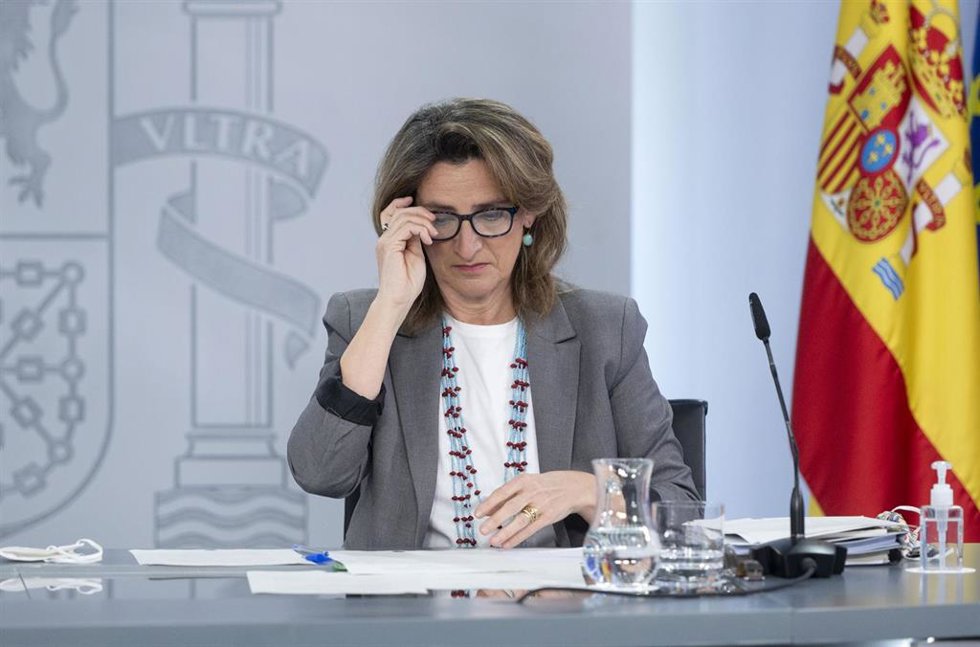 Archivo - La vicepresidenta tercera y ministra para la Transición Ecológica y el Reto Demográfico, Teresa Ribera