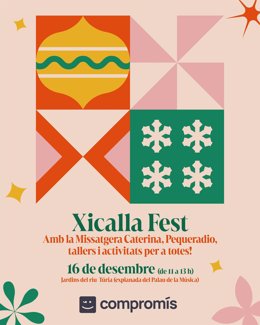 Compromís organiza el 'Xicalla Fest', una fiesta infantil ante "censura" de personajes navideños de València