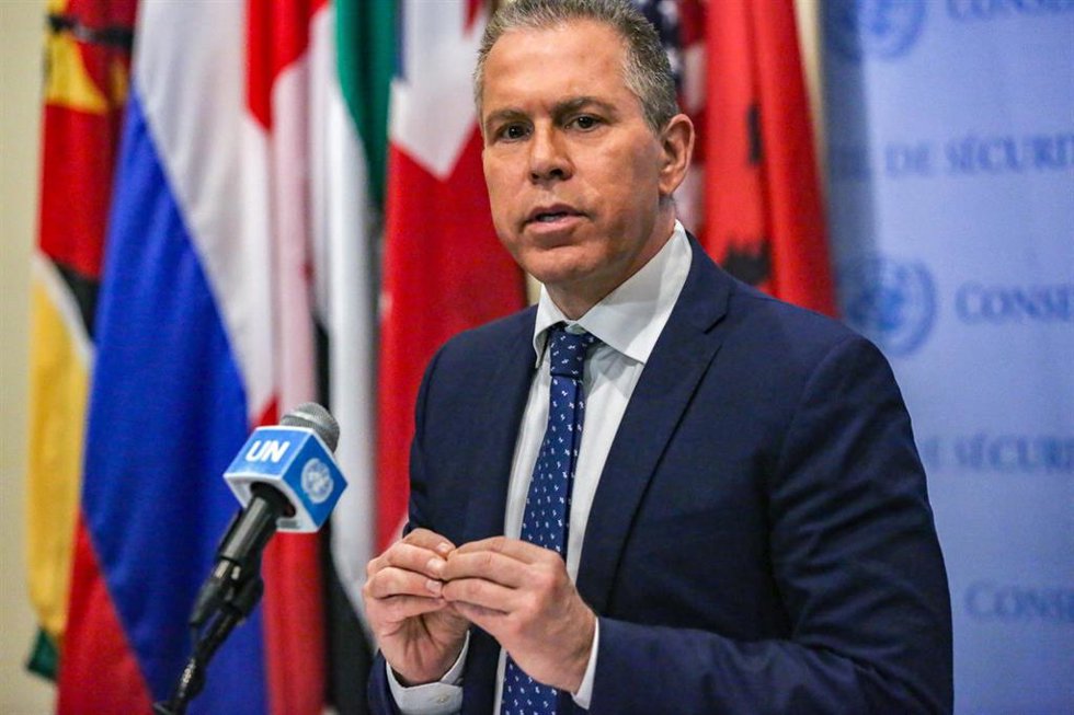 Archivo - El embajador de Israel, Gilad Erdan 