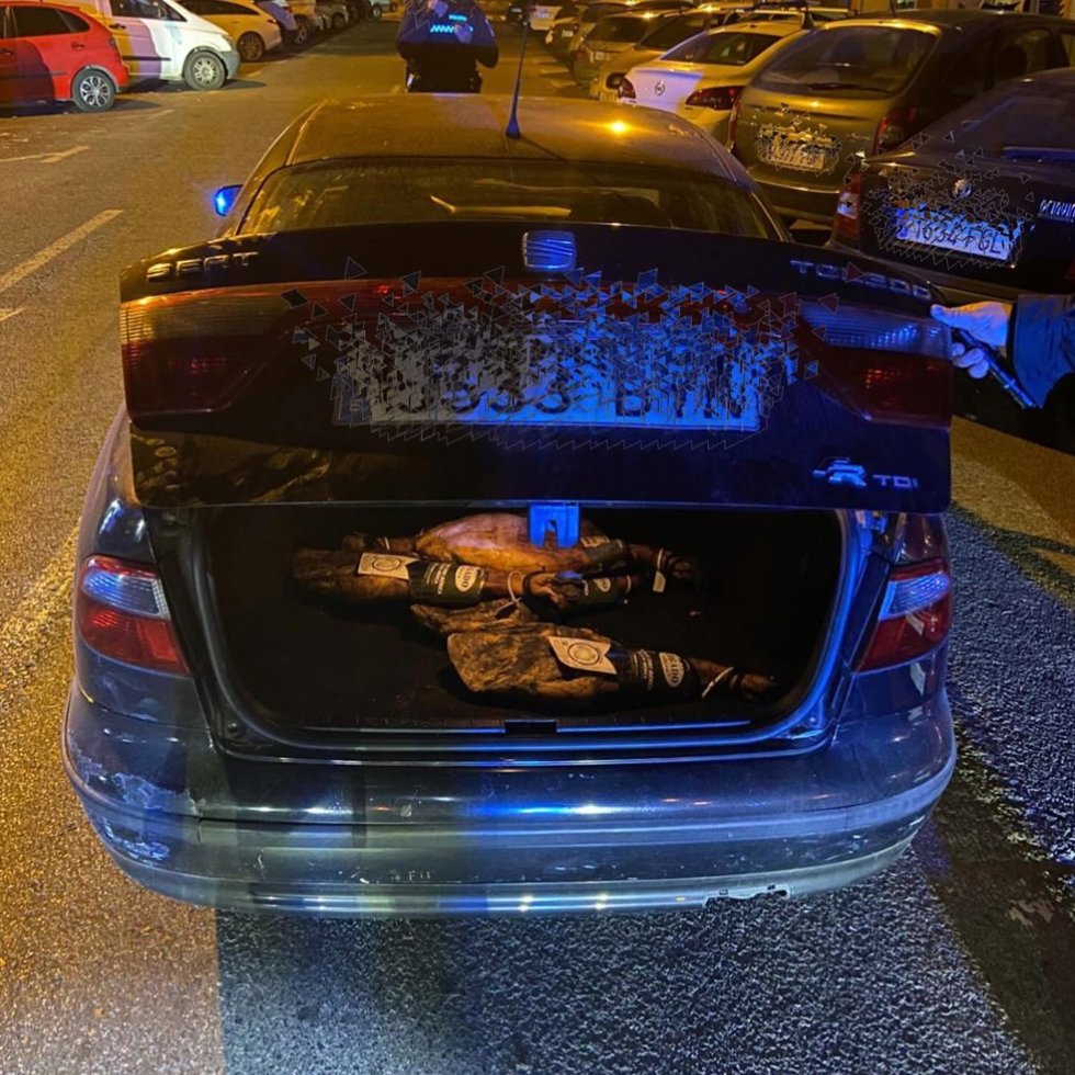 Imagen del género recuperado tras su robo
