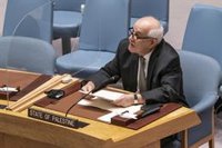 El representante palestino ante la ONU asegura que Netanyahu busca sobrevivir políticamente a costa de Gaza
