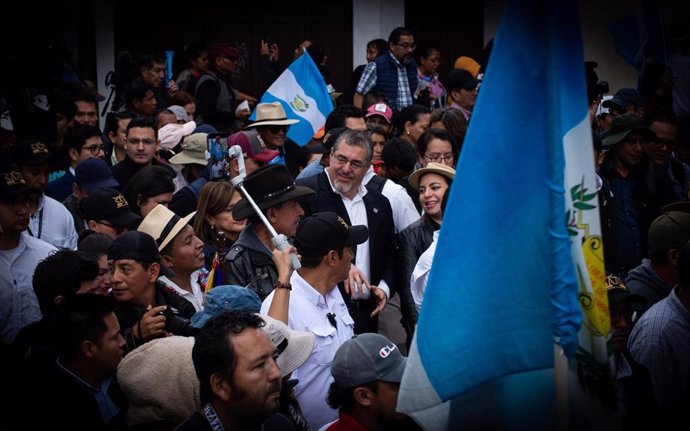 El presidente electo de Guatemala, Bernardo Arévalo.