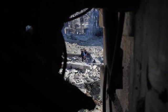 Imagen de archivo de la guerra en Gaza 