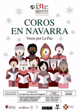 Cartel del concierto solidario en favor de la asociación 'La Gota de Leche'.