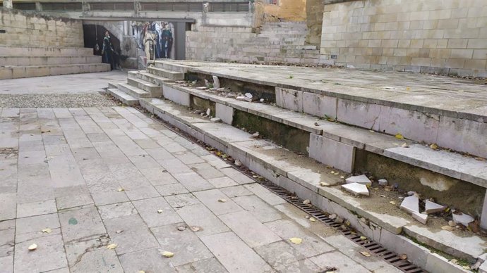 Plaza General Alsina de Huesca.