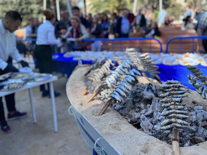Espetada en el Mercado Sabor a Málaga.