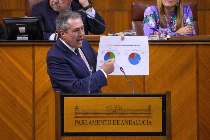 Juan Espadas en el Parlamento