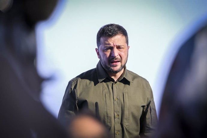 Archivo - October 5, 2023, Granada, Andalusia, Spain: Volodymyr Zelensky. The various European heads of state met at an informal summit of the European Economic Community.