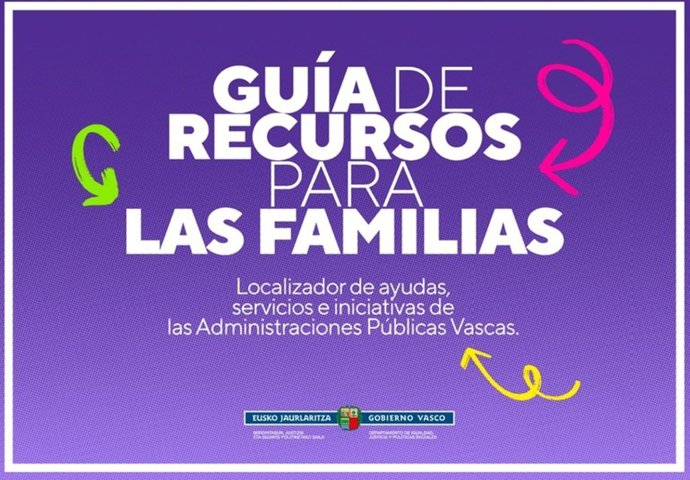 Gobierno Vasco lanza una guía con todos los recursos, servicios, iniciativas y ayudas a las familias