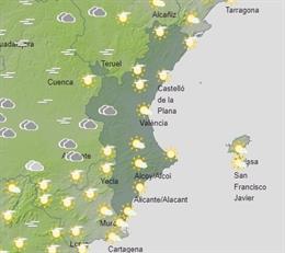 Predicción meteorológica para este domingo 10 de diciembre