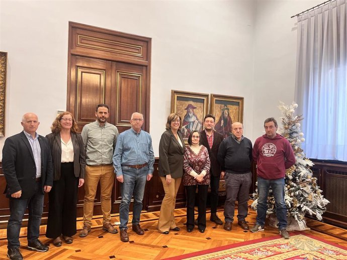 Reunion con los alcaldes de Santoyo y Támara de Campos