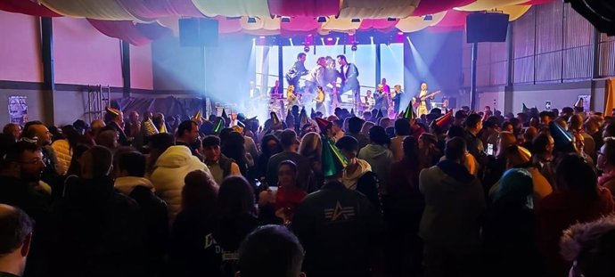 Pabellón en la Nochevieja Anticipada.