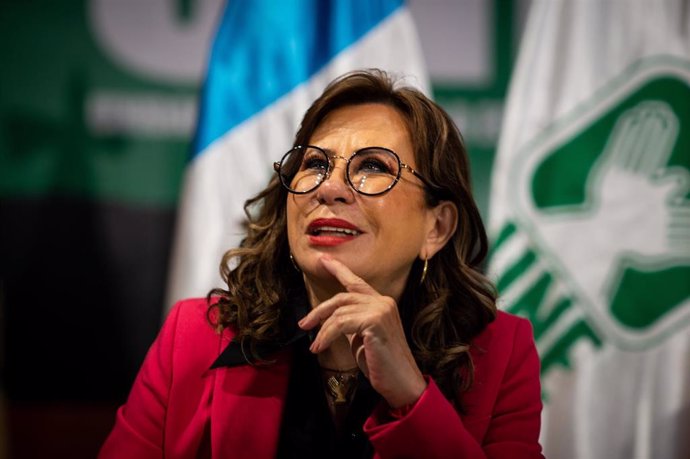 Archivo - La excandidata presidencial de Guatemala Sandra Torres