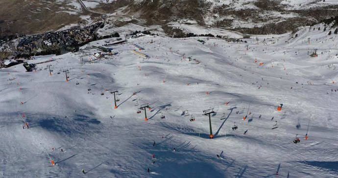 Estació de Baqueira-Beret durant el pont de desembre