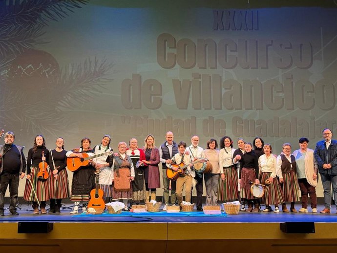 La agrupación musical de Pareja vuelve a ganar el Concurso de Villancicos 'Ciudad de Guadalajara'.