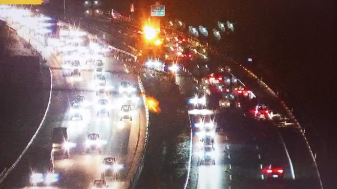 Carretera durante esta operación retorno