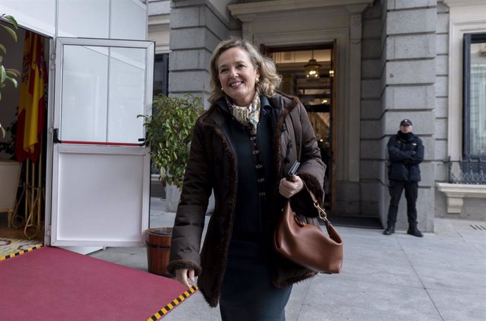 La vicepresidenta primera y ministra de Economía, Comercio y Empresa, Nadia Calviño.