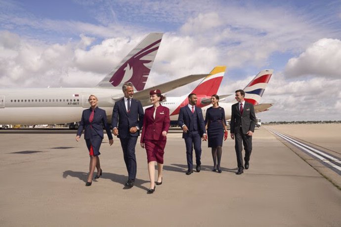 Archivo - Iberia se une al acuerdo de negocio conjunto de British Airways y Qatar Airways.